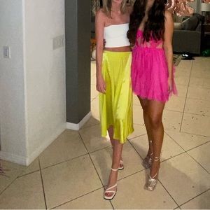 RAG & BONE Silk MIDI Skirt